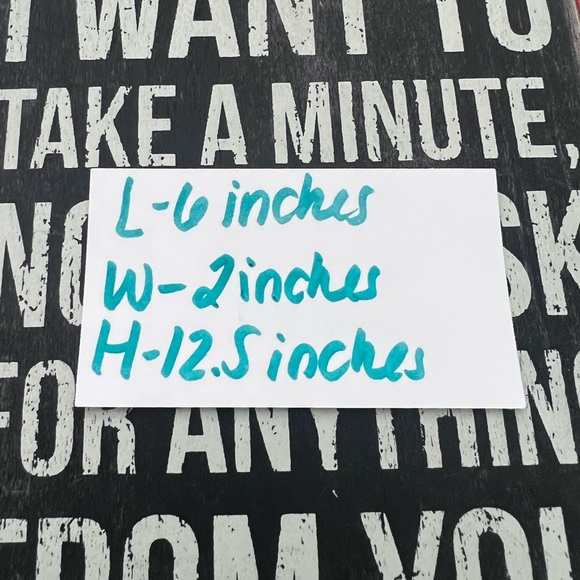 Primitives by Kathy “Dead God..” sentiment wooden decor - Picture 2 of 7